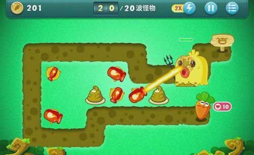 保卫萝卜1深海3怎么过-保卫萝卜深海3攻略揭秘：炮台布局与技能运用双管齐下