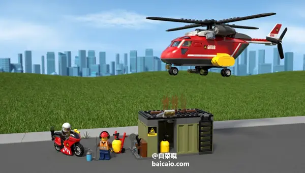 乐高城市警察局玩具系列视频_乐高系列城市货运列车_乐高城市系列60108