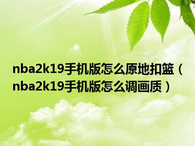 nba2k19手机版存档_nba2k19存档下载安卓_nba2k19手机全解锁存档